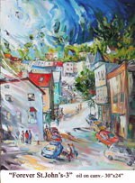 Forever St. John's-3, Oil on Canvas